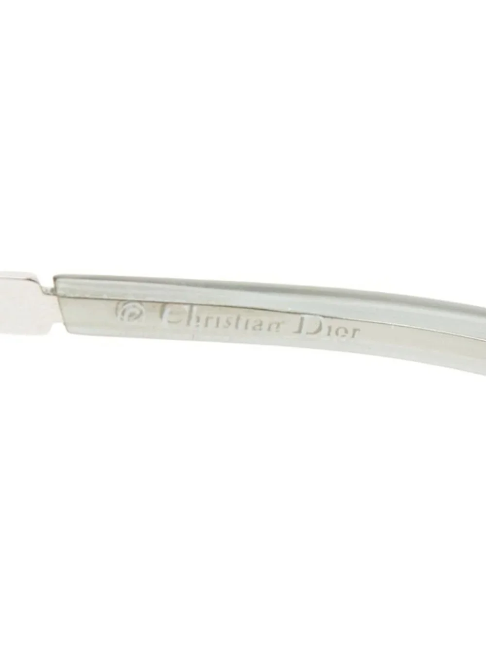 Dior Vintage Sunglasses Silver Acetate Metal Eyewear